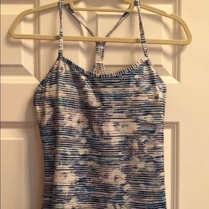 Like new Lululemon Power Y top size 8